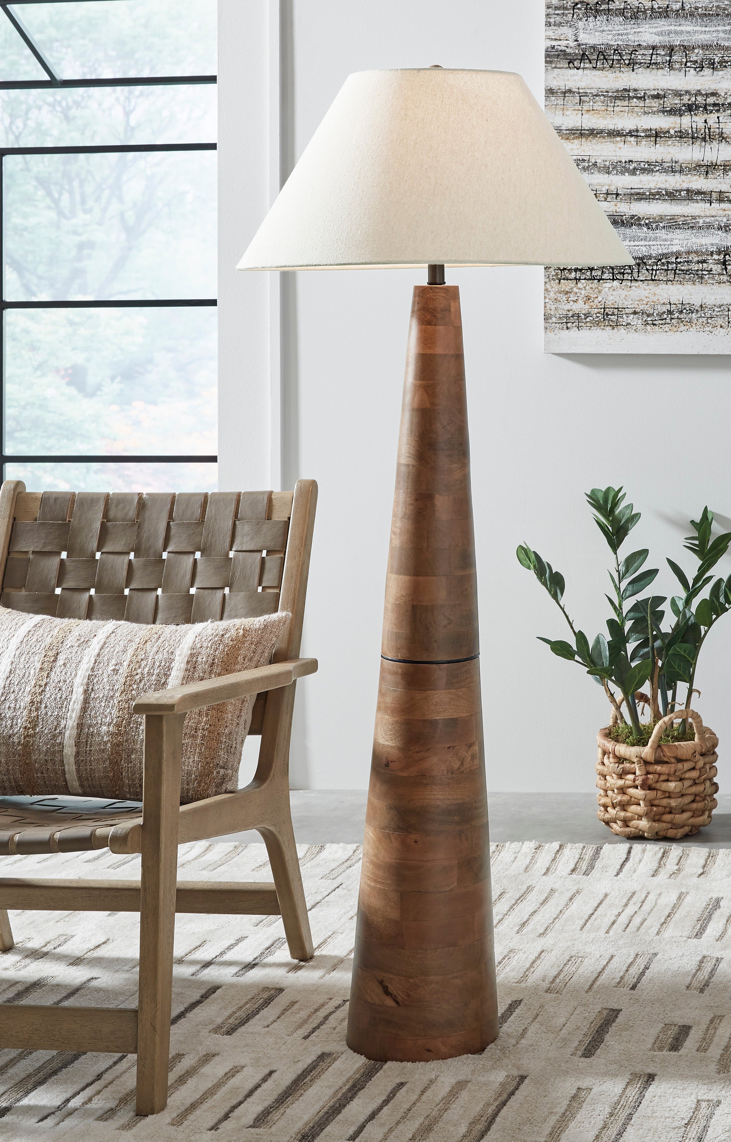 Danset Wood Floor Lamp