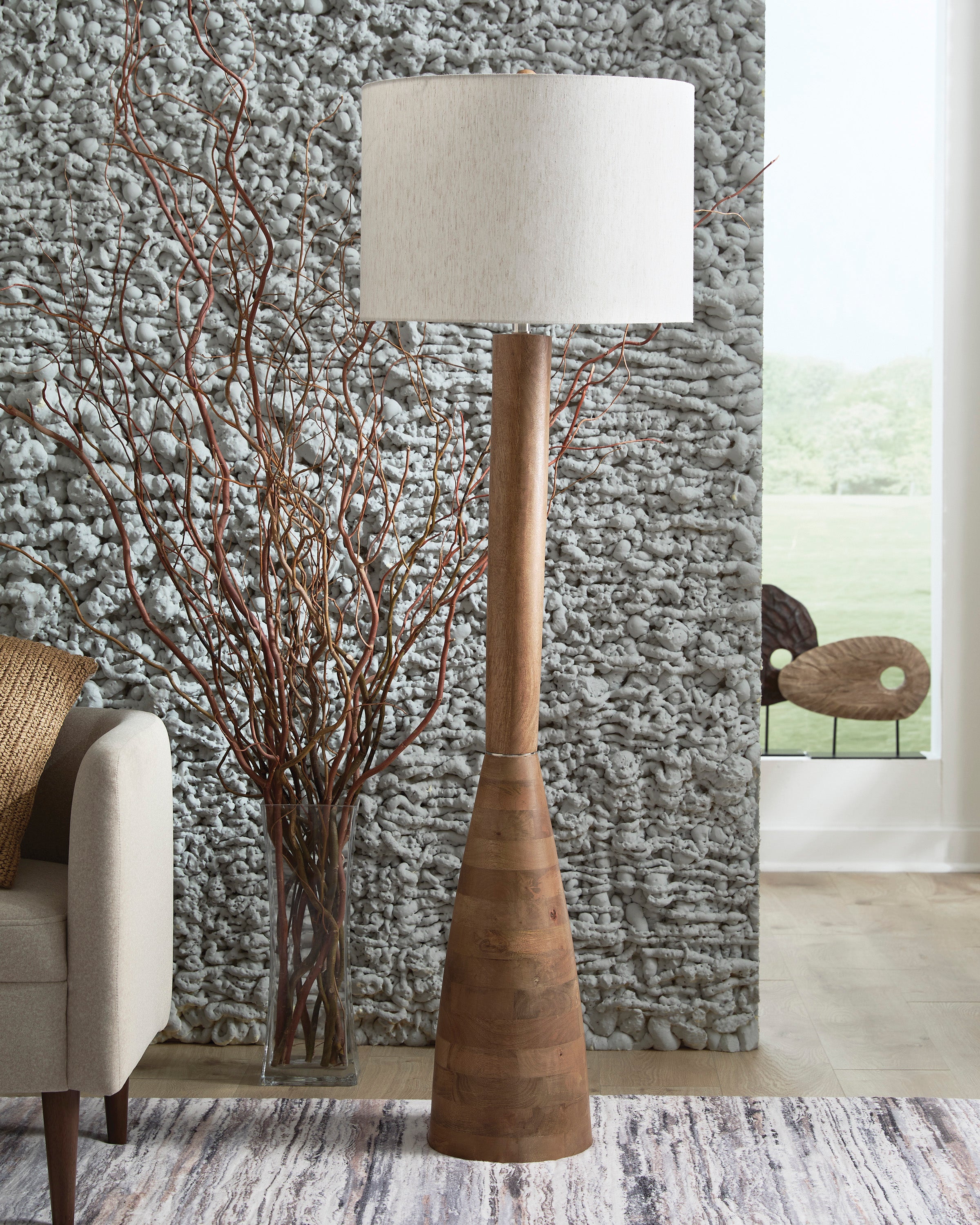 Ailsa Wood Floor Lamp