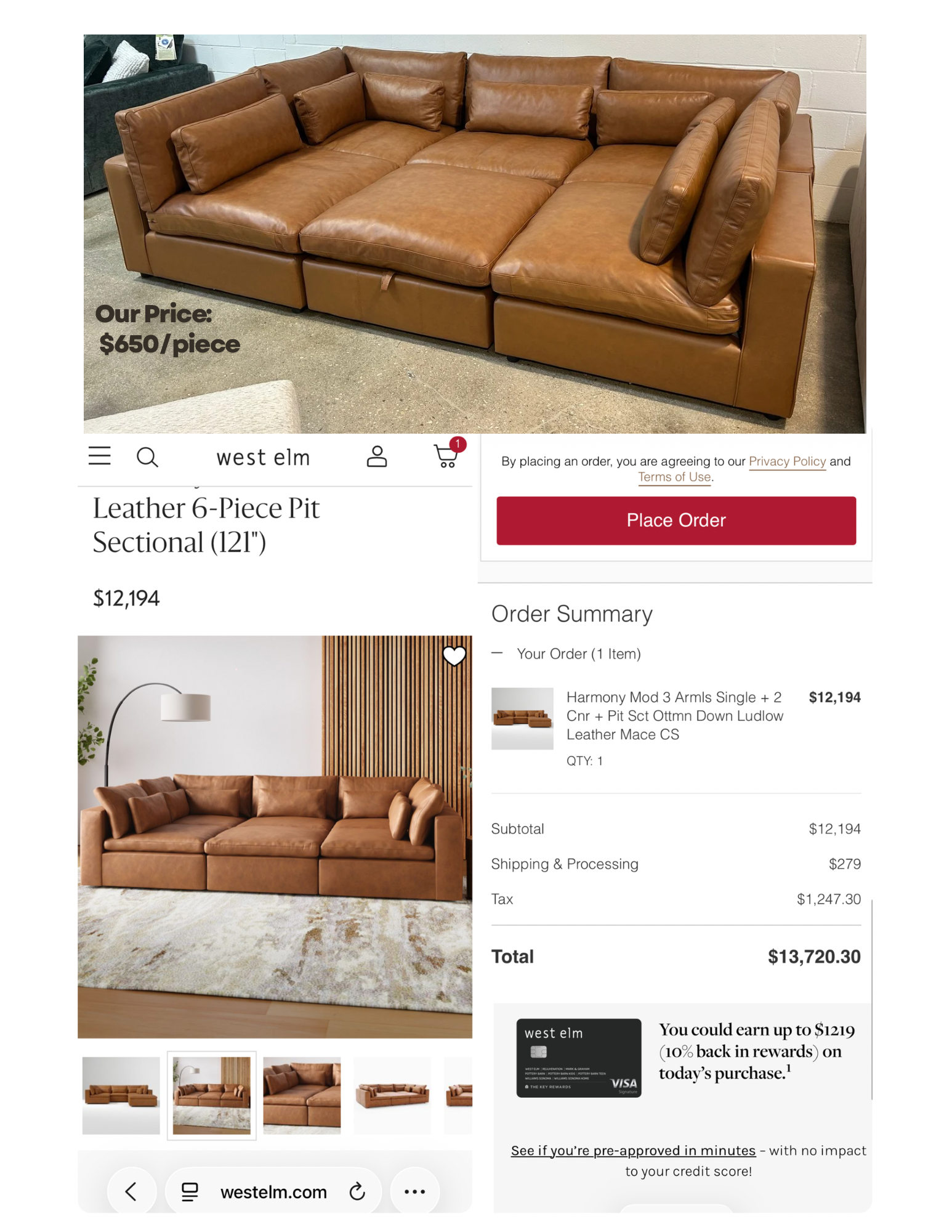 Genuine Leather Luxe Cloud 2.0 (4-6PC)