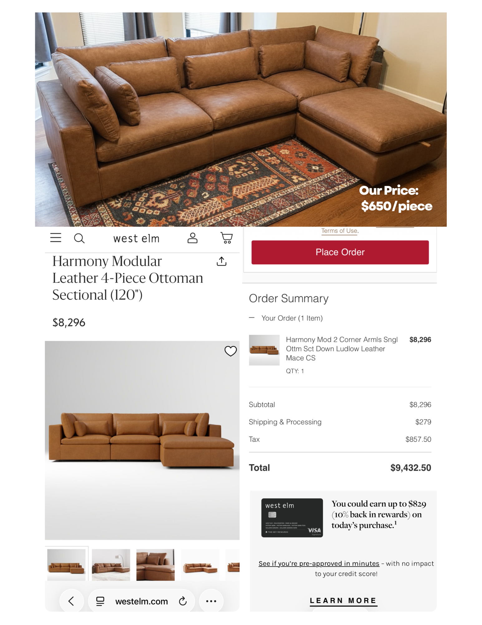 Genuine Leather Luxe Cloud 2.0 (4-6PC)