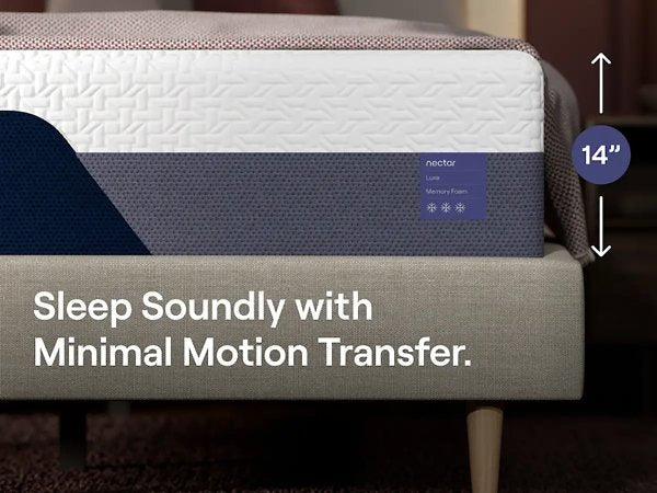 Nectar Luxe Memory Foam 5.1 Mattress - Medium Plush