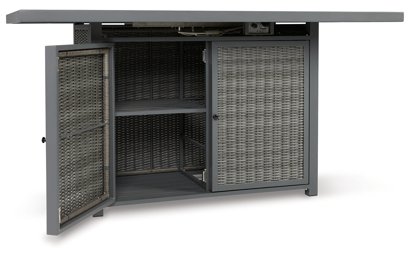 Palazzo RECT Bar Table w/Fire Pit