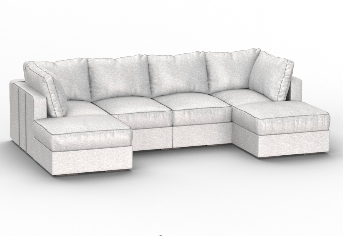 Lovesac 6 Seats + 6 Sides Sectional