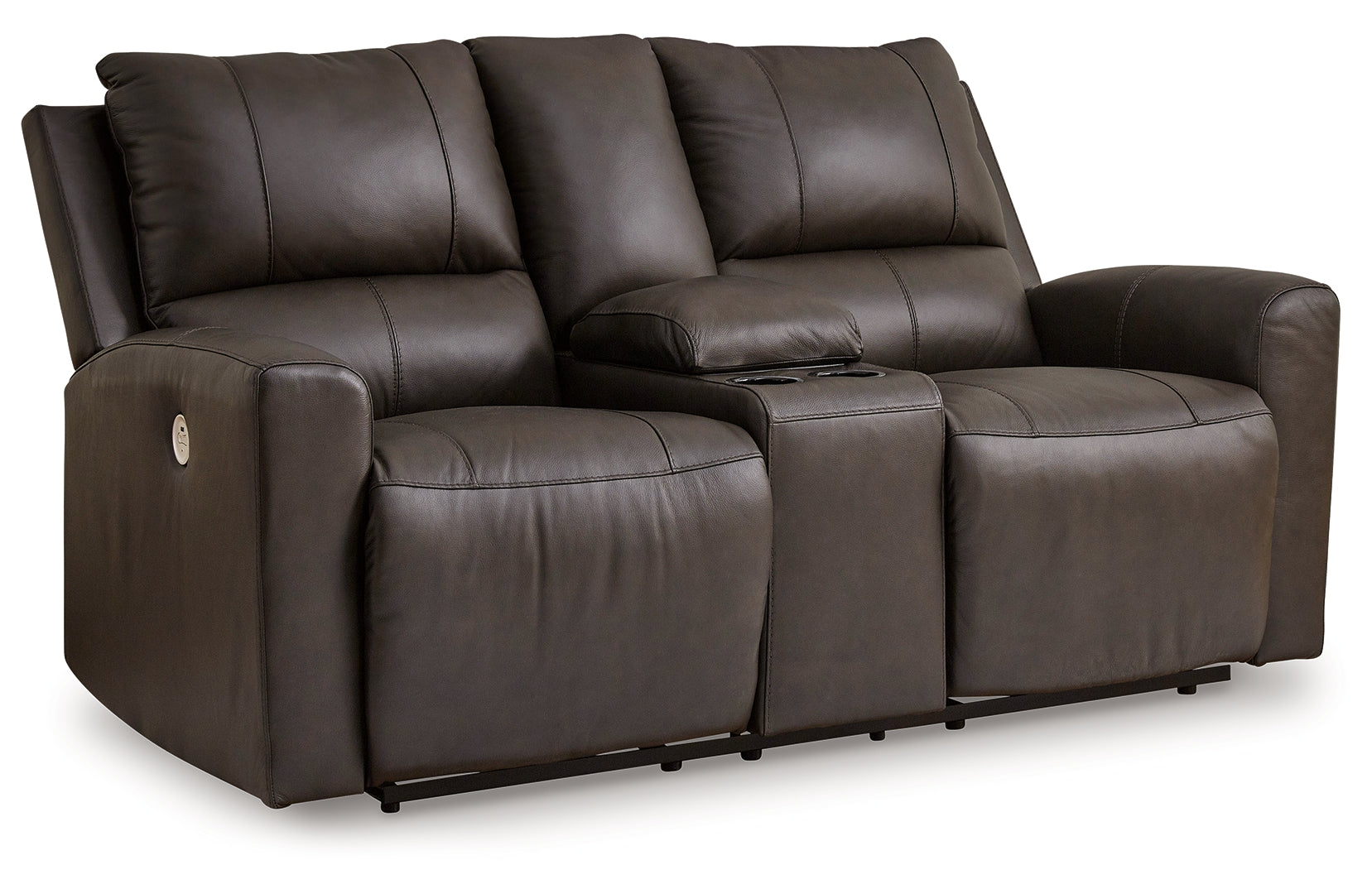 Boxmere Power Reclining Loveseat w/Console