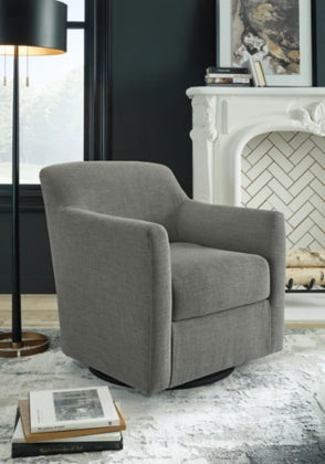 Bradney Swivel Accent Chair (Fabric)