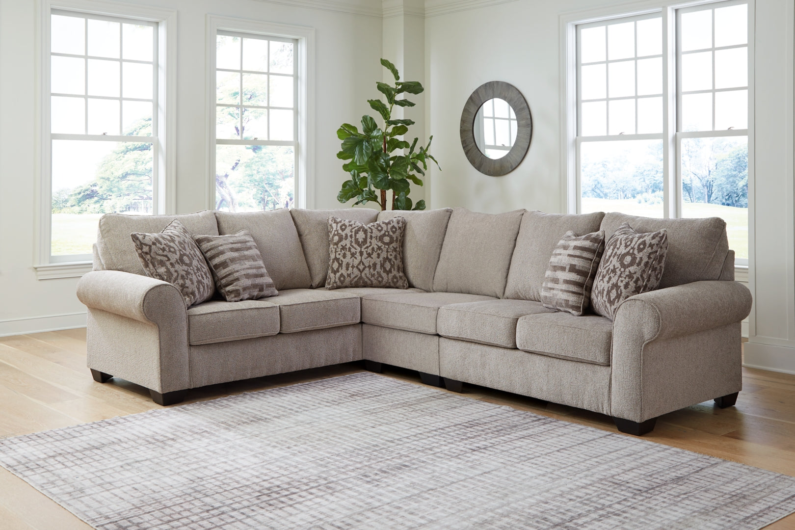 Claireah Sectional with Ottoman