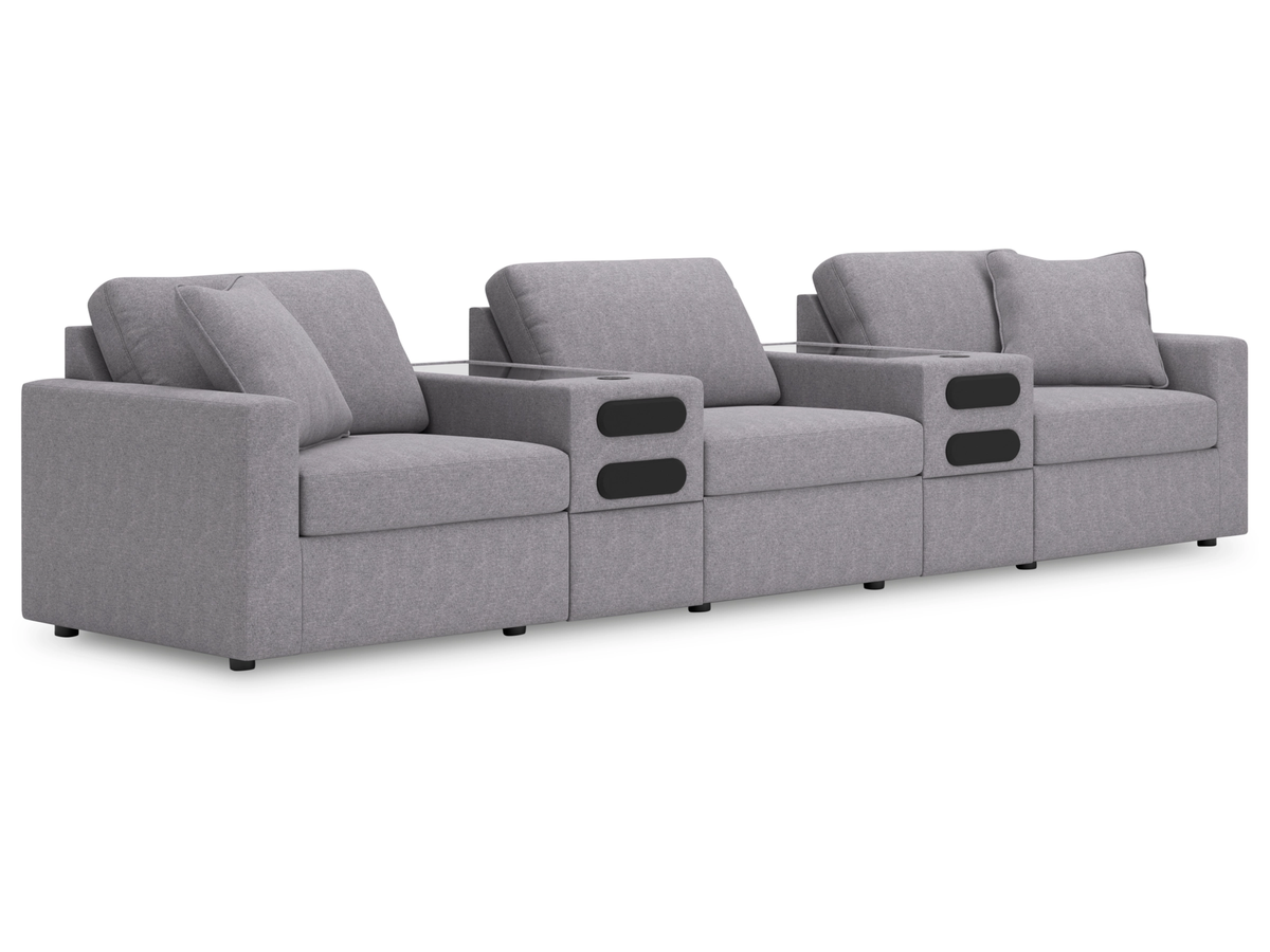 Nuvella 3 Piece Sectional (Customizable)