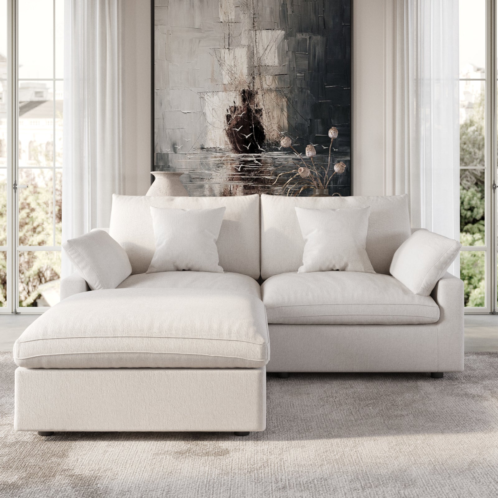 Nova Slope Arm Cloud Collection - Ivory