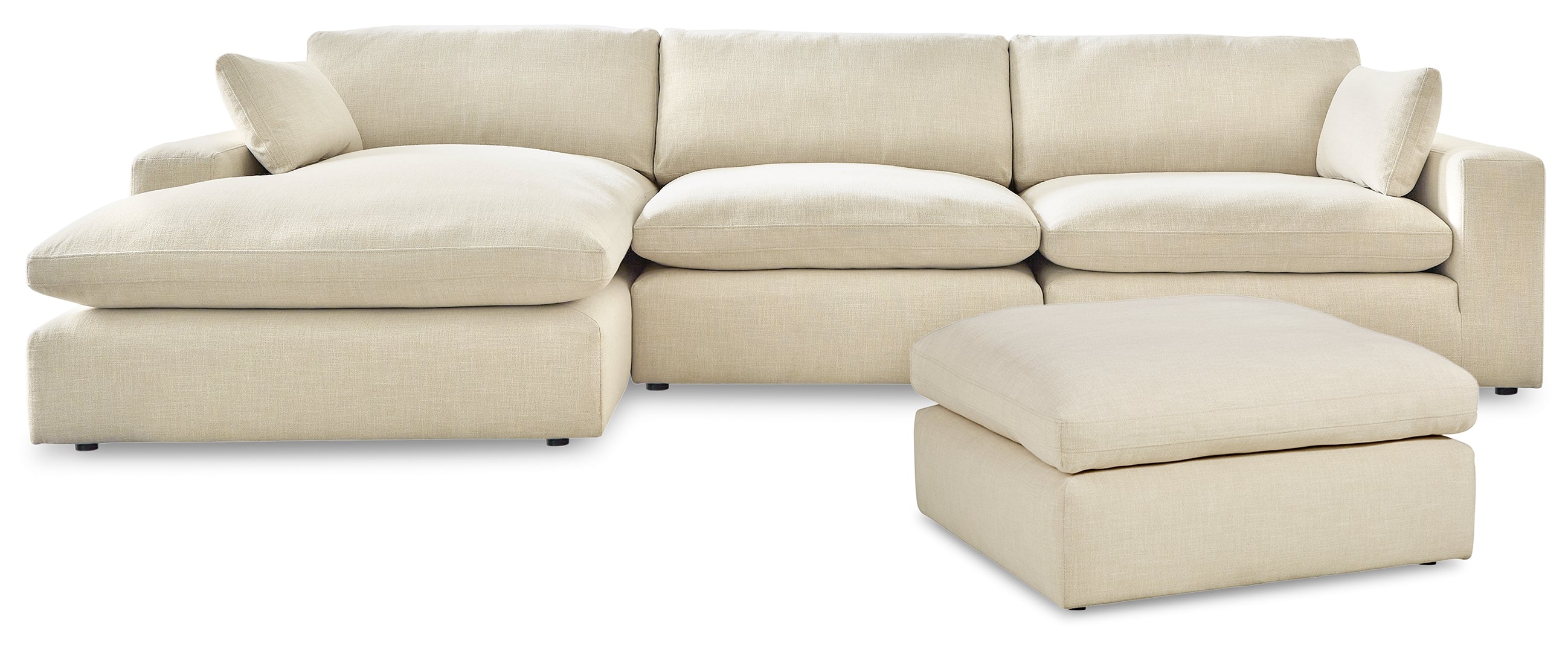 Elyza 2-3 Piece Sectional with Ottoman (Customizable)