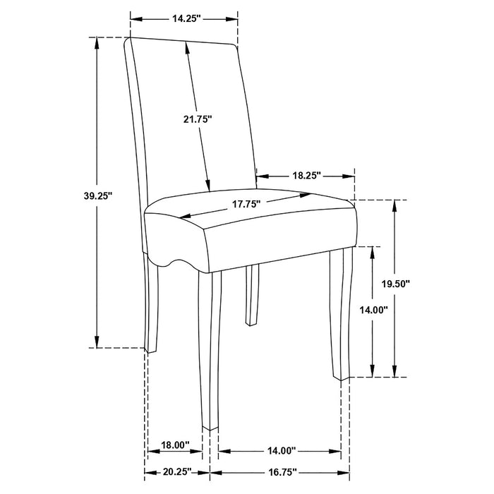 Spring Creek Upholstered Dining Chair (Set of 2)