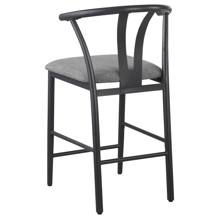 Dolman Counter Height Dining Side Chair Beige (Set of 2)