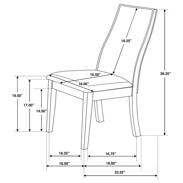 Spring Creek Upholstered Dining Chair (Set of 2)