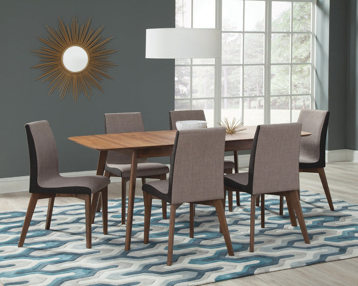 Redbridge  Rectangular Dining Set Natural Walnut