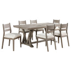 Cornelia  Rectangular Dining Table Set Coastal Grey