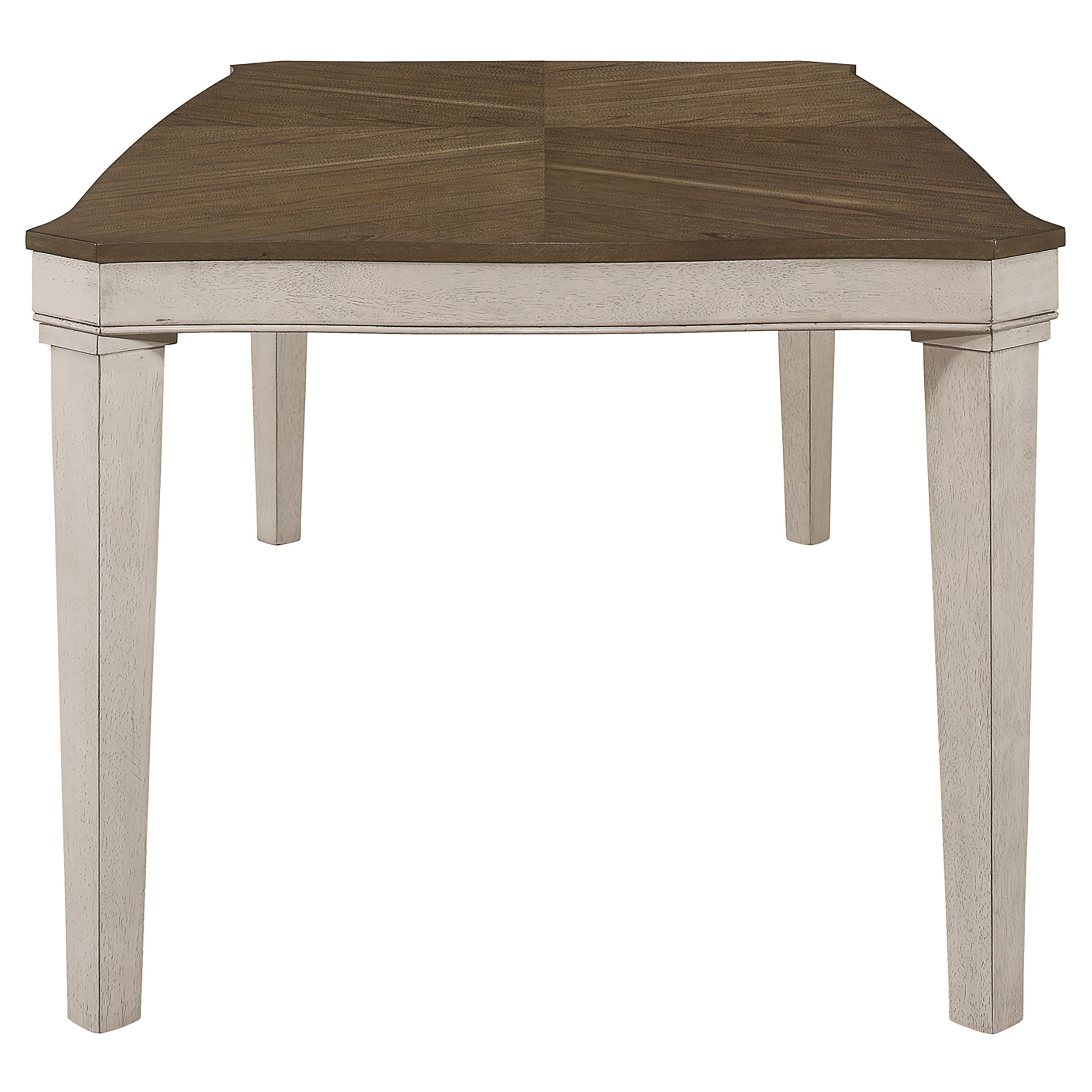Ronnie  Rectangular Dining Table Set Rustic Cream