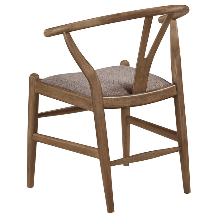 Dinah  Round Solid Wood Dining Set Walnut