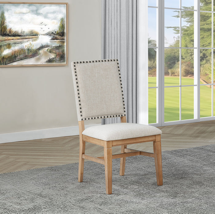 Middleton Upholstered Dining Side Chair Beige (Set of 2)