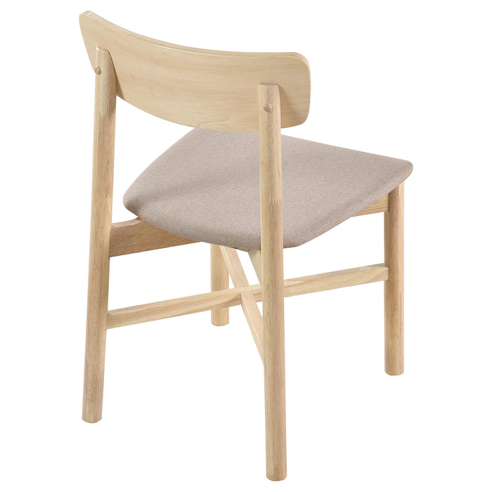Parkridge Dining Side Chair Natural Walnut (Set of 2)