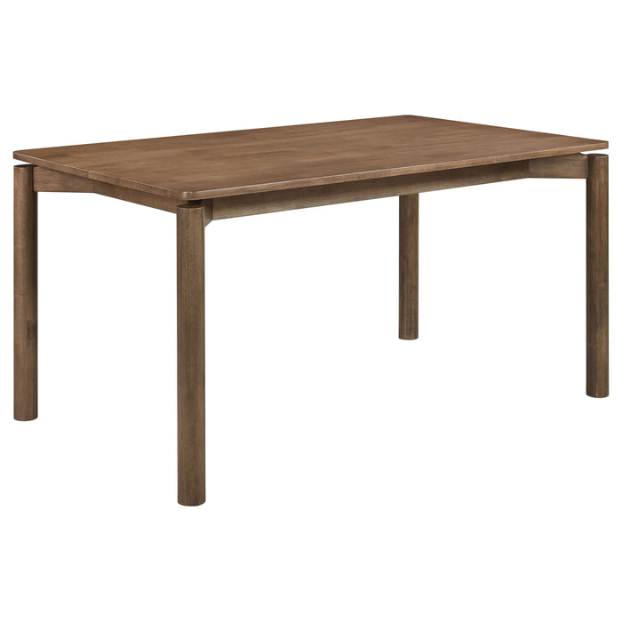 Parkridge  59-inch Wood Dining Set Natural Walnut
