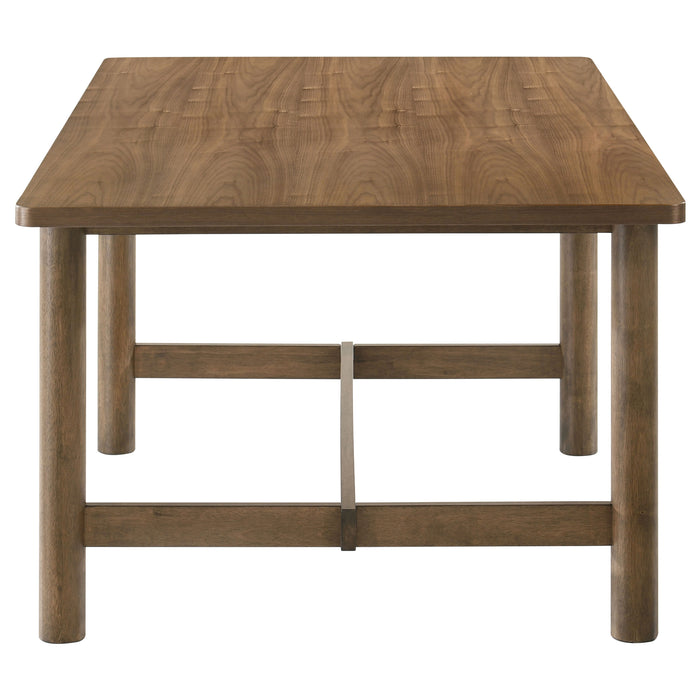 Crestmore Rectangular Dining Table Set Walnut