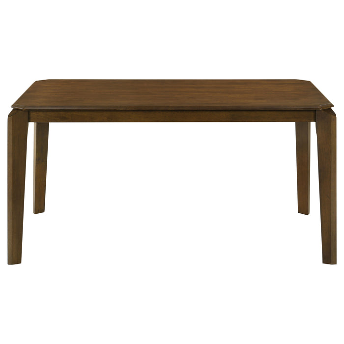Almonte 59-inch Rectangular Dining Set Dark Brown