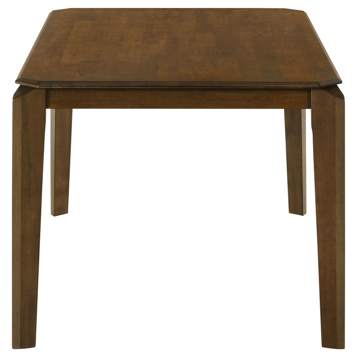 Almonte 59-inch Rectangular Dining Set Dark Brown