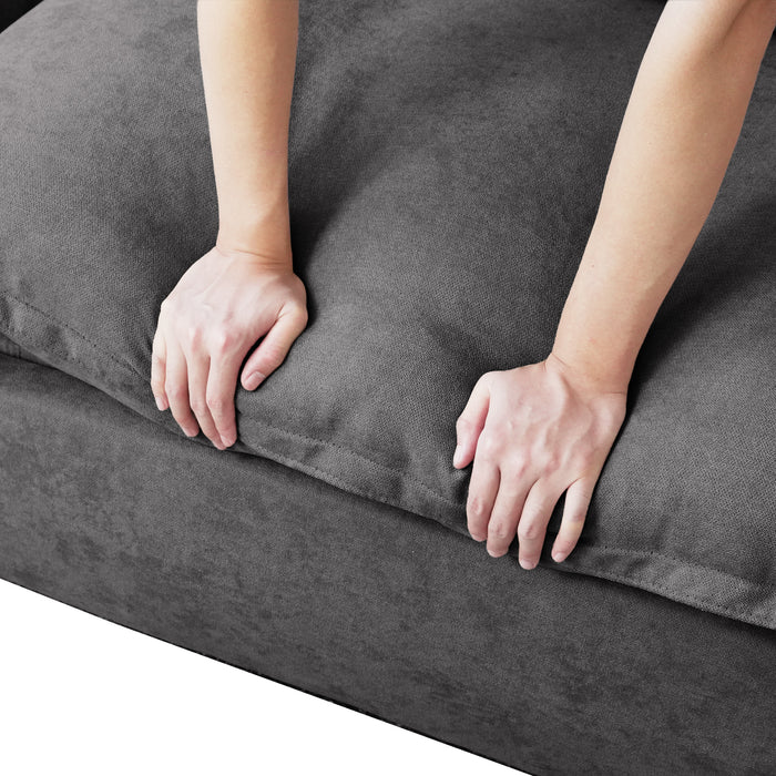 The LuxeMotion Cloud Collection - Deep Charcoal