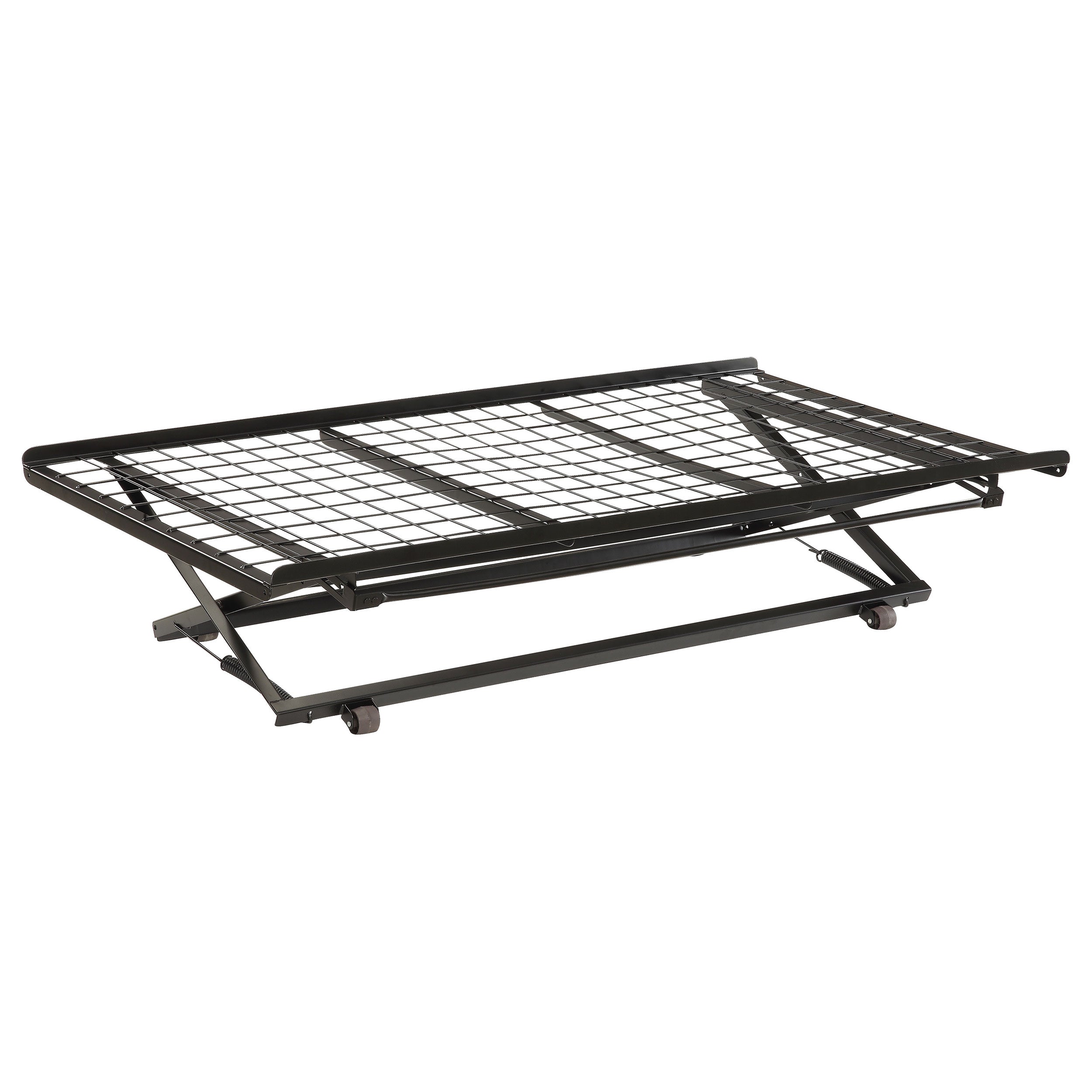 Eden Metal  Pop Up Trundle Bed Black