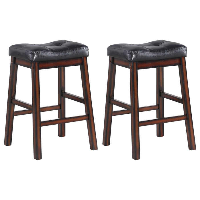 Donald Upholstered Bar Stool Cappuccino (Set of 2)