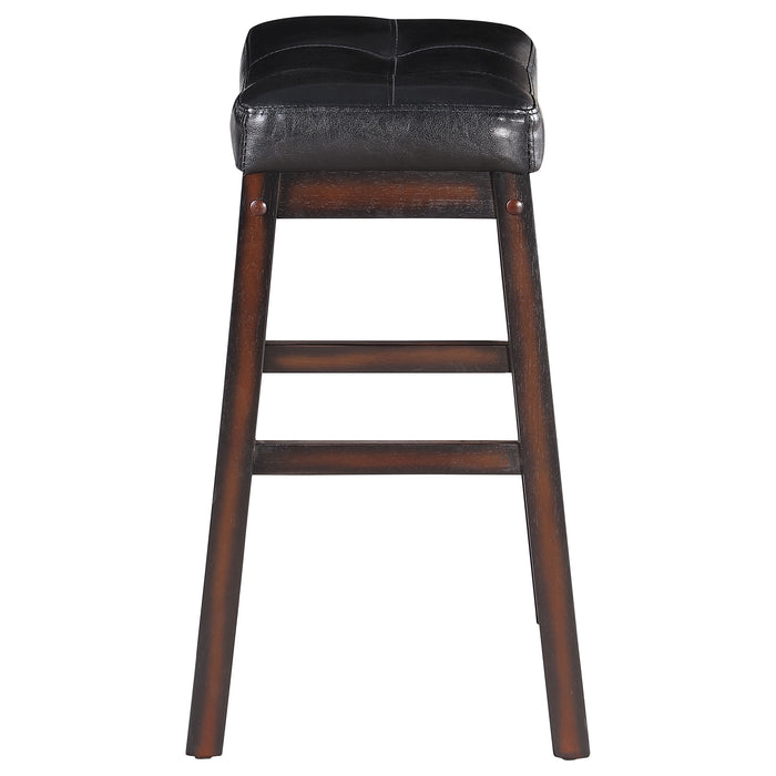 Donald Upholstered Bar Stool Cappuccino (Set of 2)