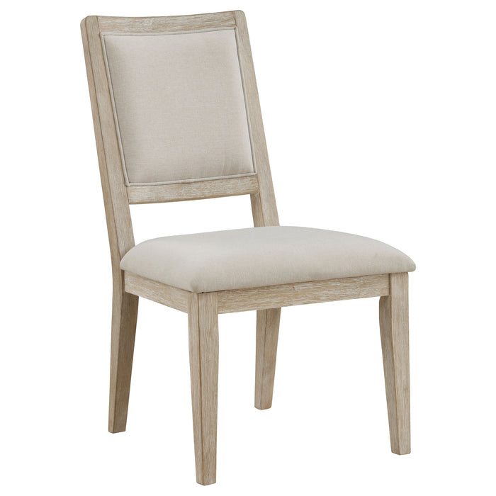 Trofello Round Dining Table Set White Washed