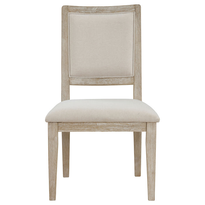 Trofello Round Dining Table Set White Washed
