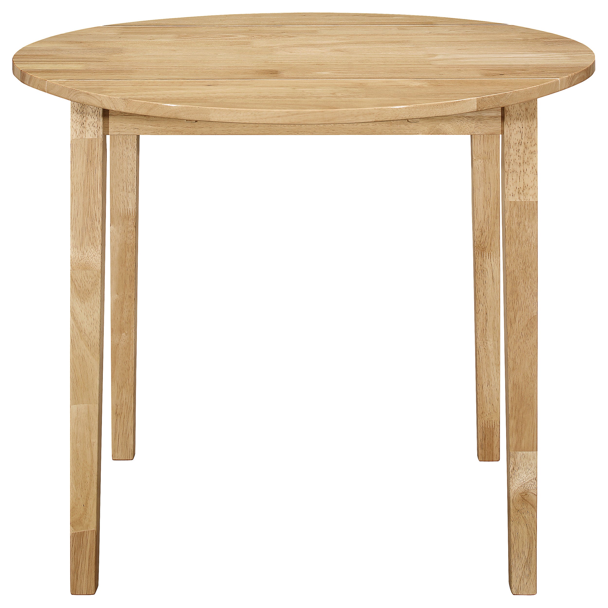Bucknell  Round Drop Leaf Dining Table Set Cappuccino