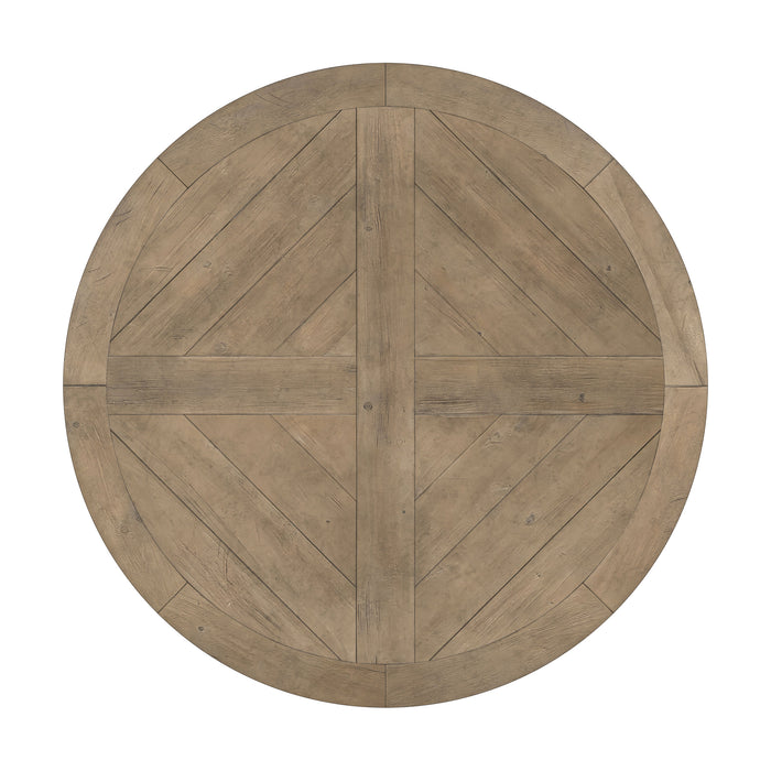 Florence Round Dining Table Set Rustic Honey