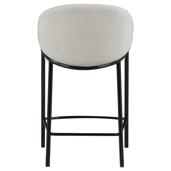 Chadwick Fabric Upholstered Bar Chair Beige (Set of 2)