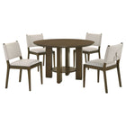 Ottowa Round Counter/Standard Height Dining Room Set Brown