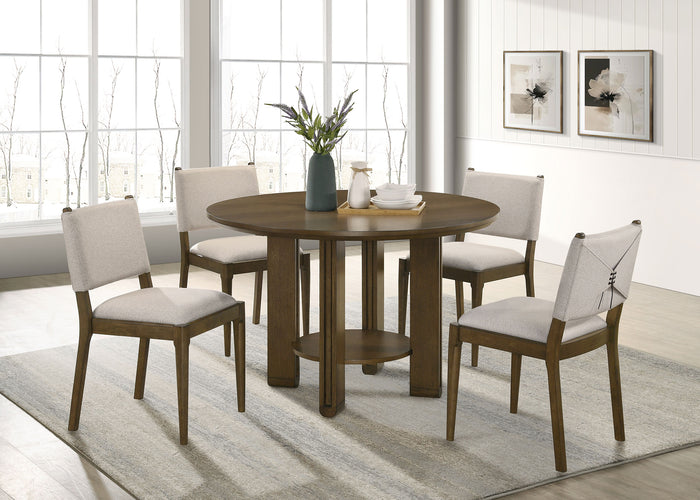 Ottowa 47-inch Round Dining Table Brown