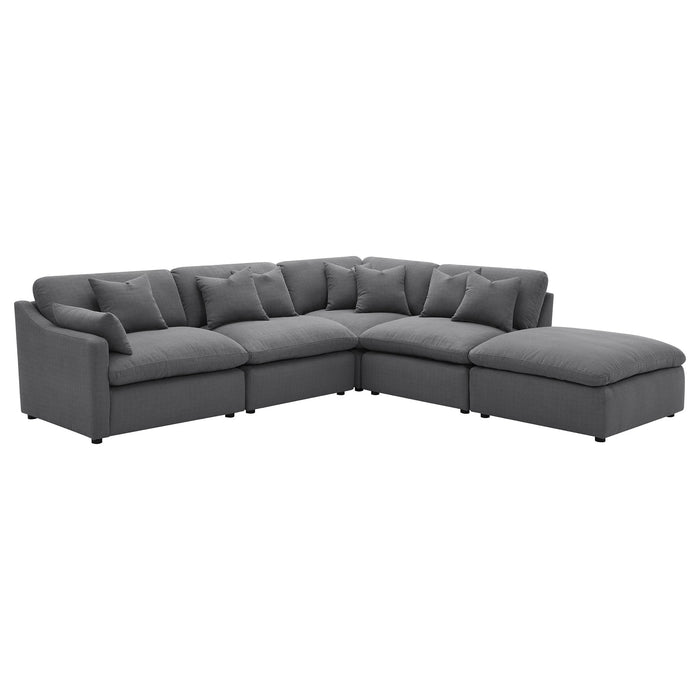 Velari Slope Arm Collection - Charcoal