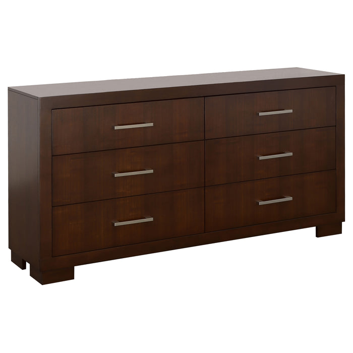 Jessica  California King Bedroom Set Cappuccino