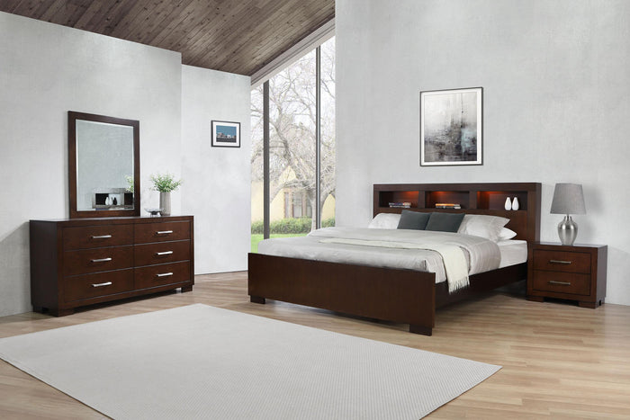 Jessica  California King Bedroom Set Cappuccino