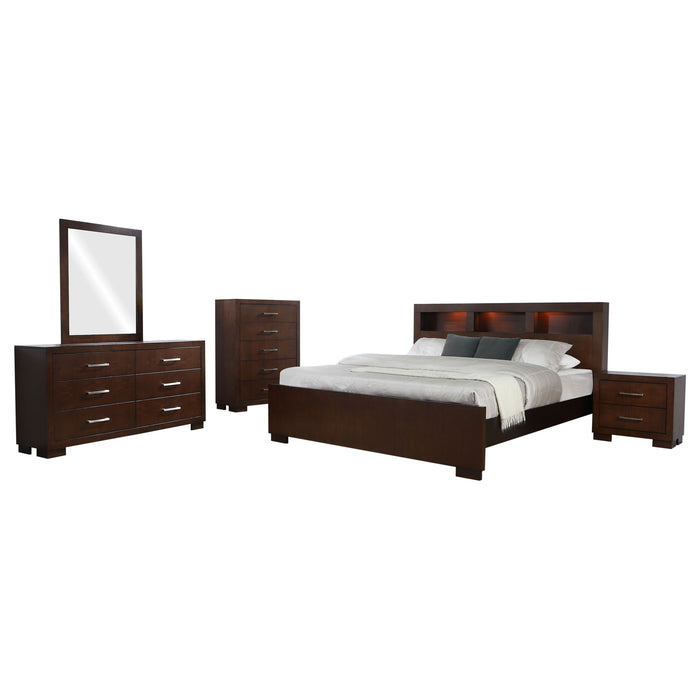 Jessica  California King Bedroom Set Cappuccino