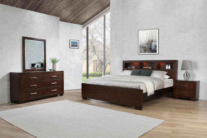 Jessica  California King Bedroom Set Cappuccino