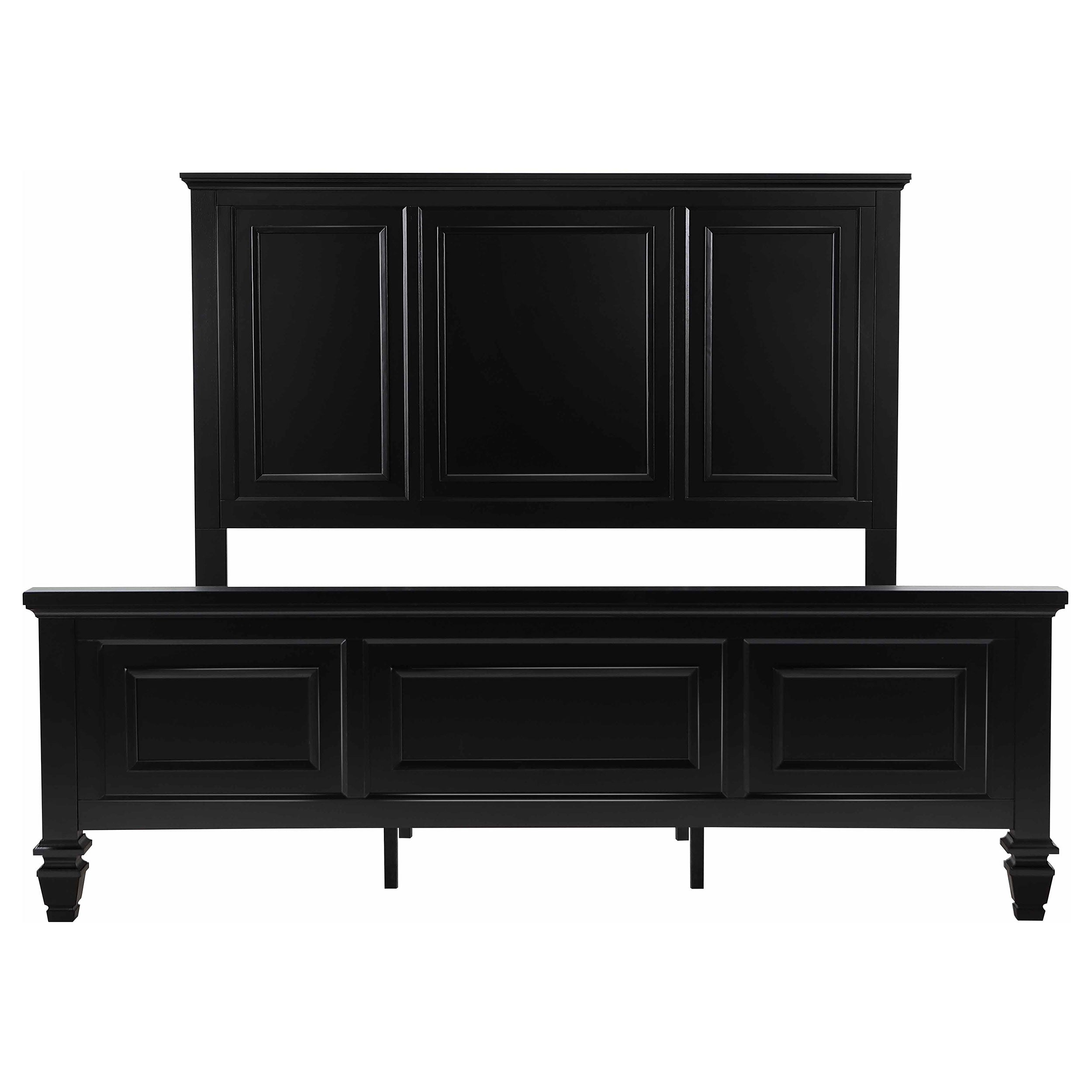 Sandy Beach  California King Bedroom Set Black
