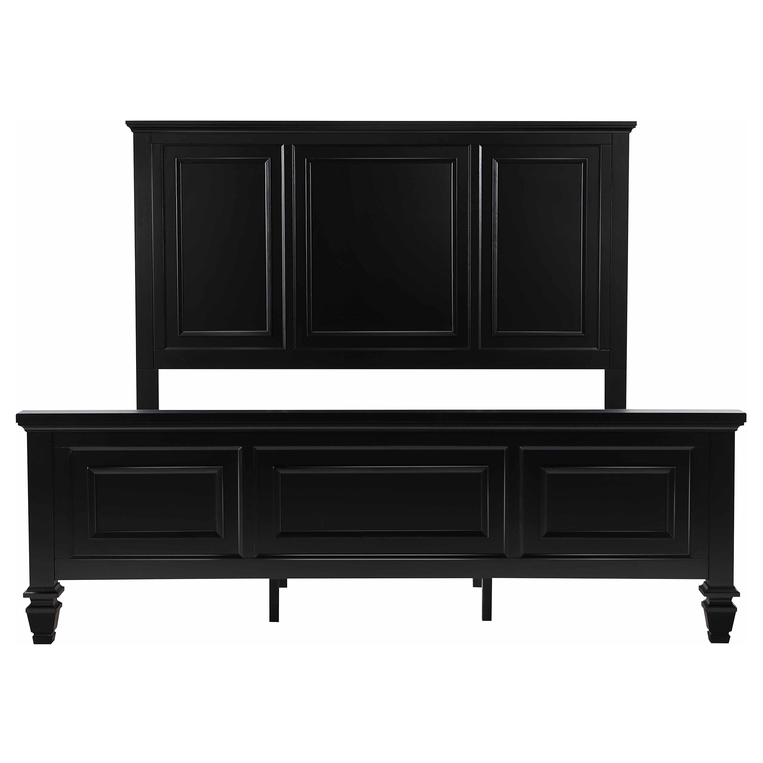 Sandy Beach  California King Bedroom Set Black