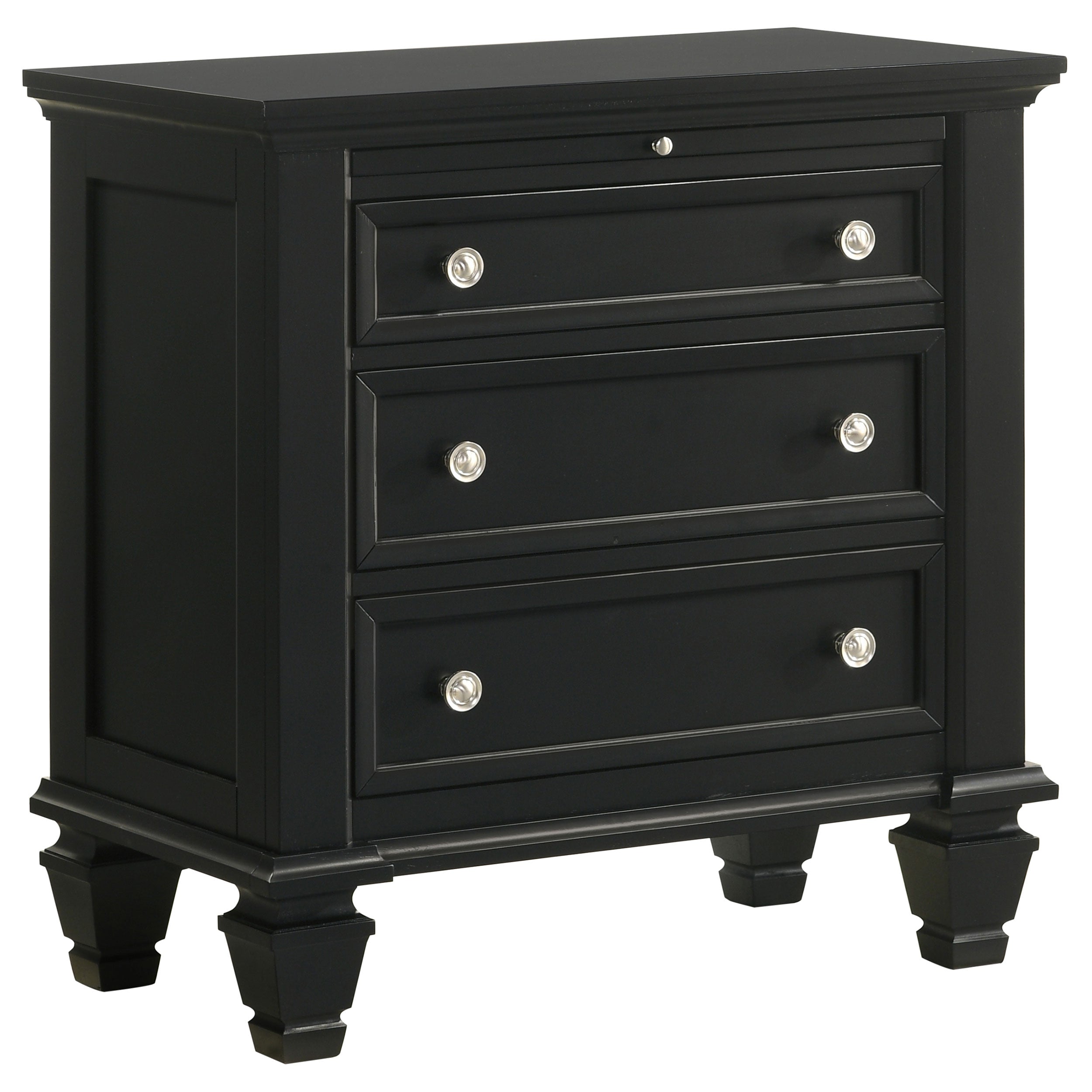 Sandy Beach  California King Bedroom Set Black
