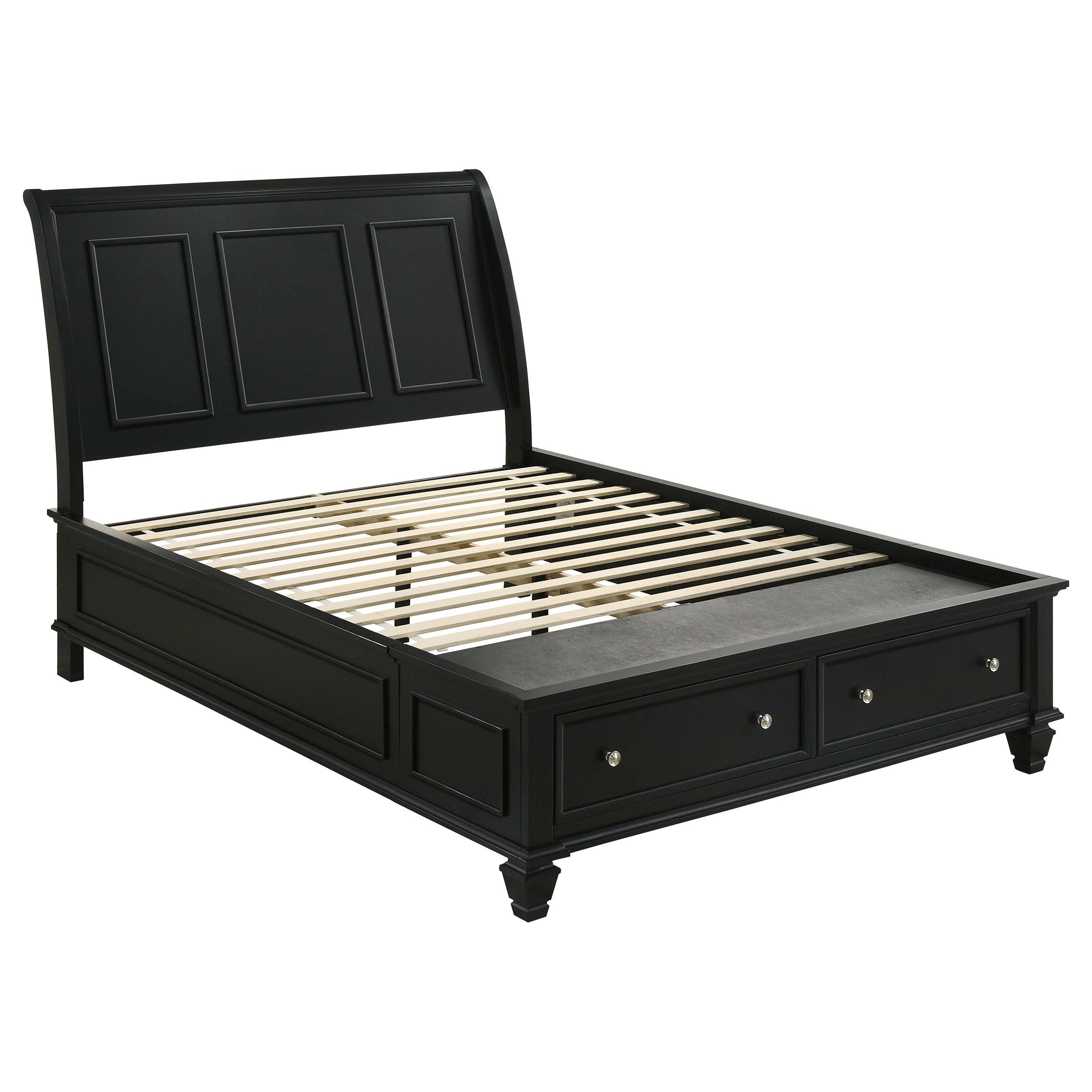 Sandy Beach  California King Bedroom Set Black