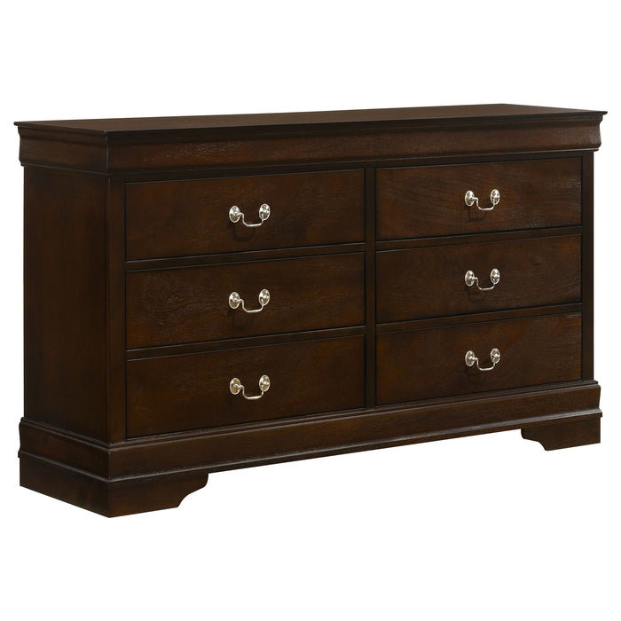 Louis Philippe   Bedroom Set Cappuccino