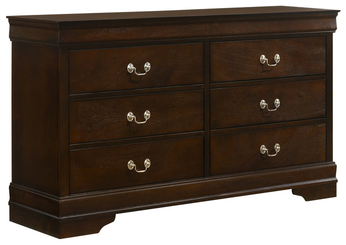 Louis Philippe   Bedroom Set Cappuccino