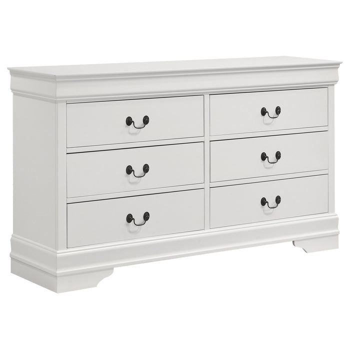Louis Philippe   Bedroom Set Cappuccino