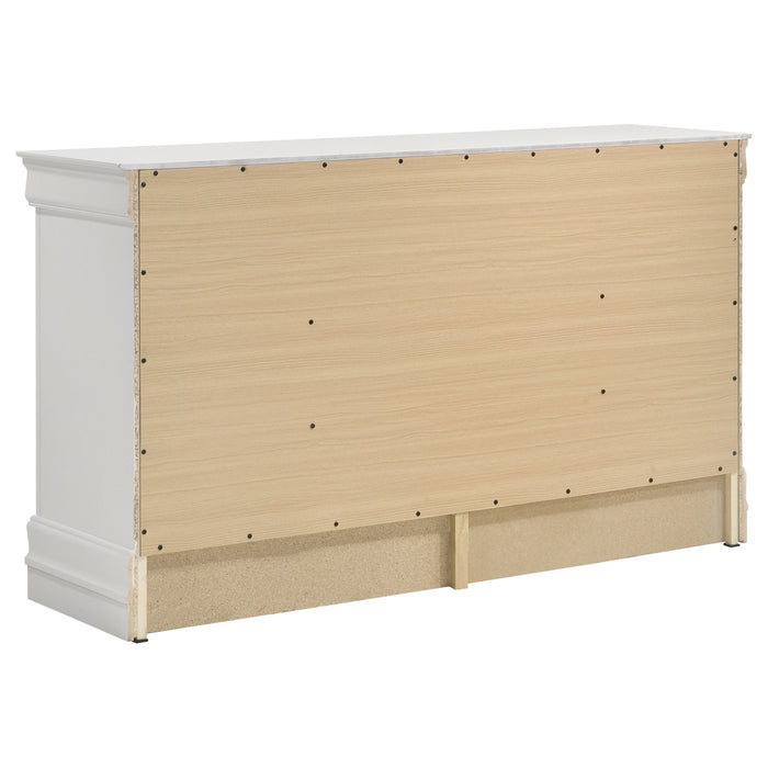 Louis Philippe   Bedroom Set Cappuccino